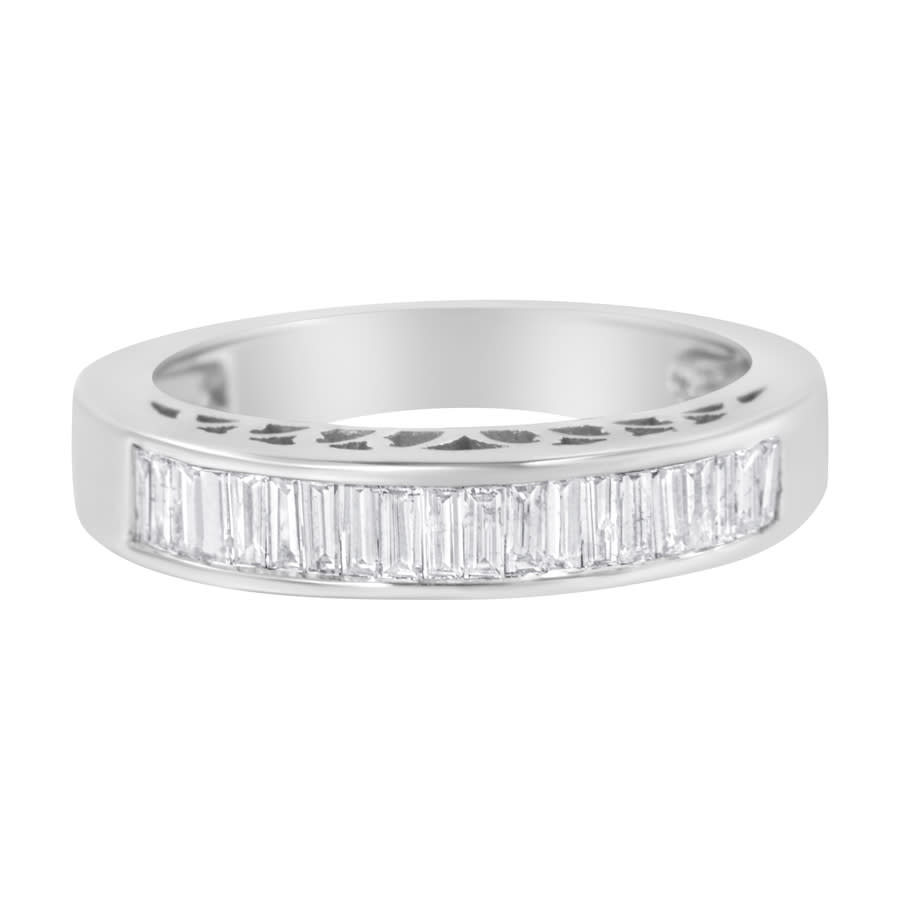 Haus Of Brilliance 14kt White Gold 1/2ct Tdw Diamond Modern Band Ring (h-i In Gold Tone,white