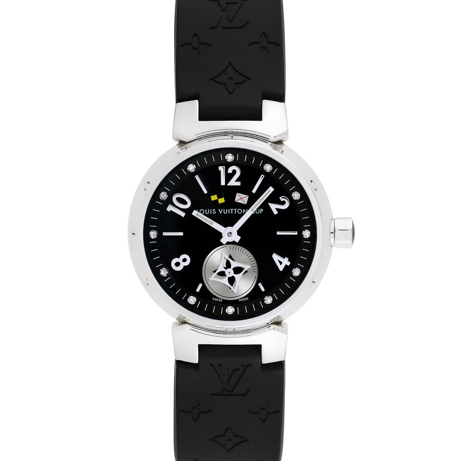 Tambour All Black Chronograph, Black, One Size