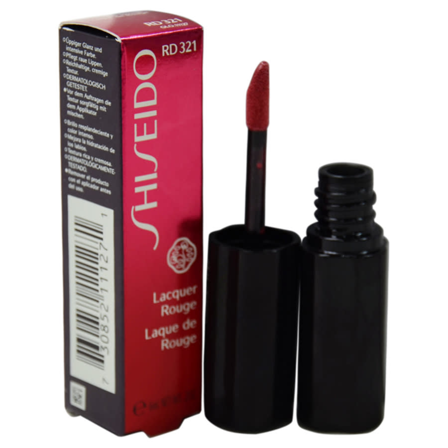 Shiseido Lacquer Rouge - # Rd321 Ebi By  For Women - 0.2 oz Lip Gloss In N,a