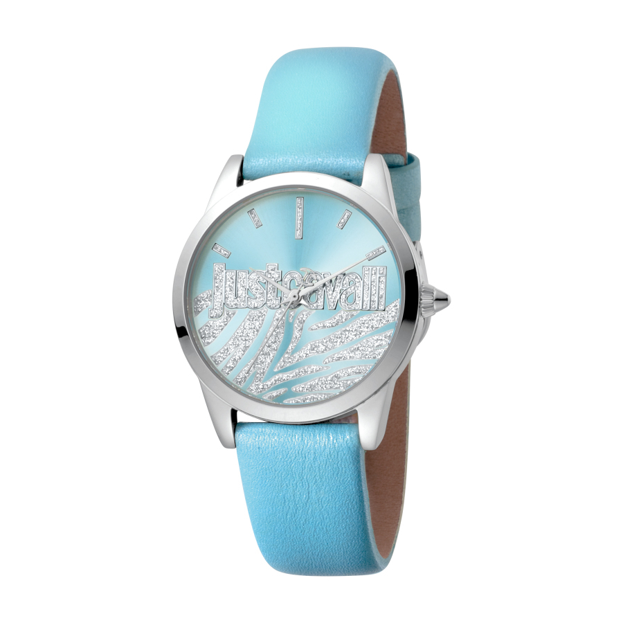 JUST CAVALLI FIRMA QUARTZ BLUE DIAL LADIES WATCH JC1L010L0425