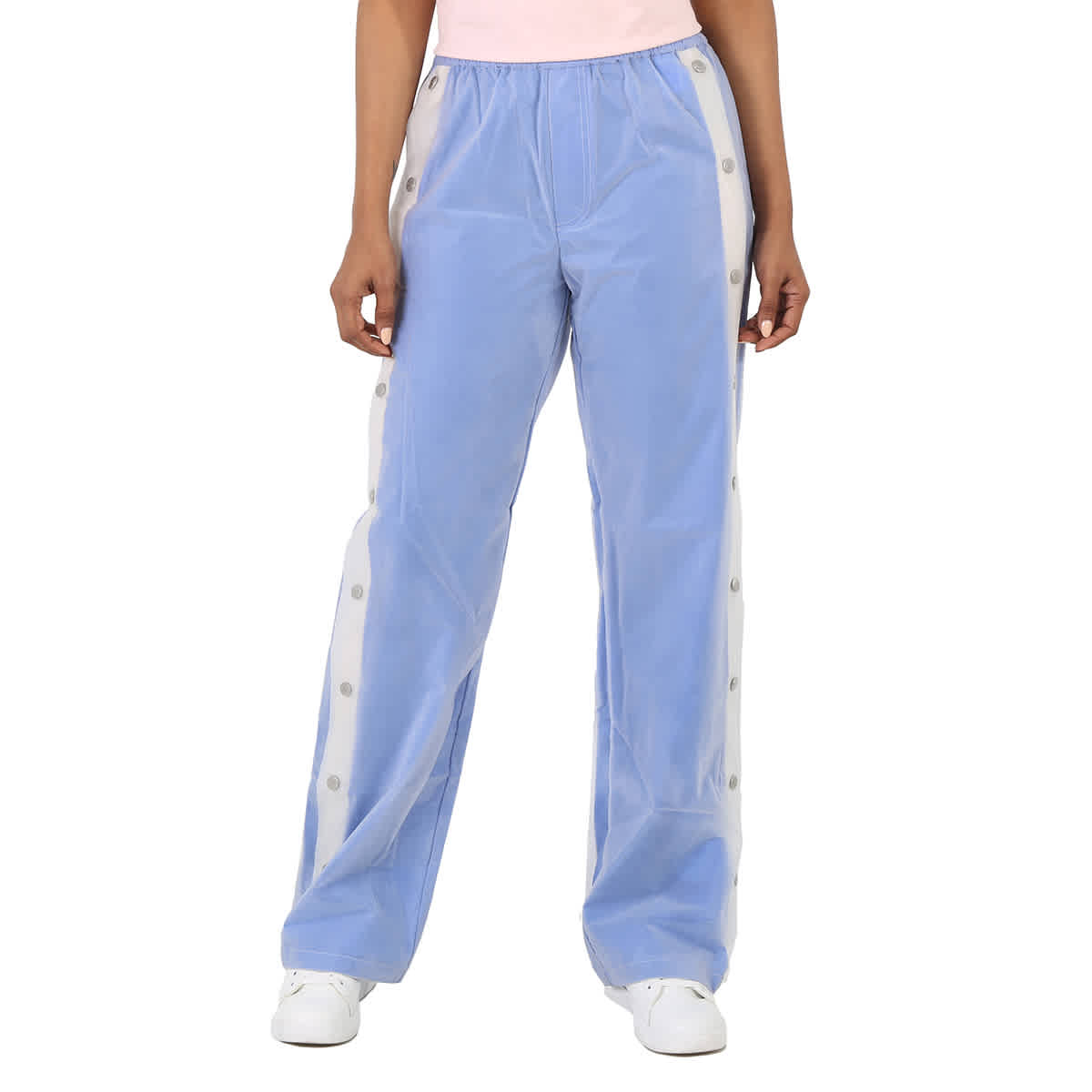 Artica Arbox Side Panel Wide Leg Track Pants In Blue