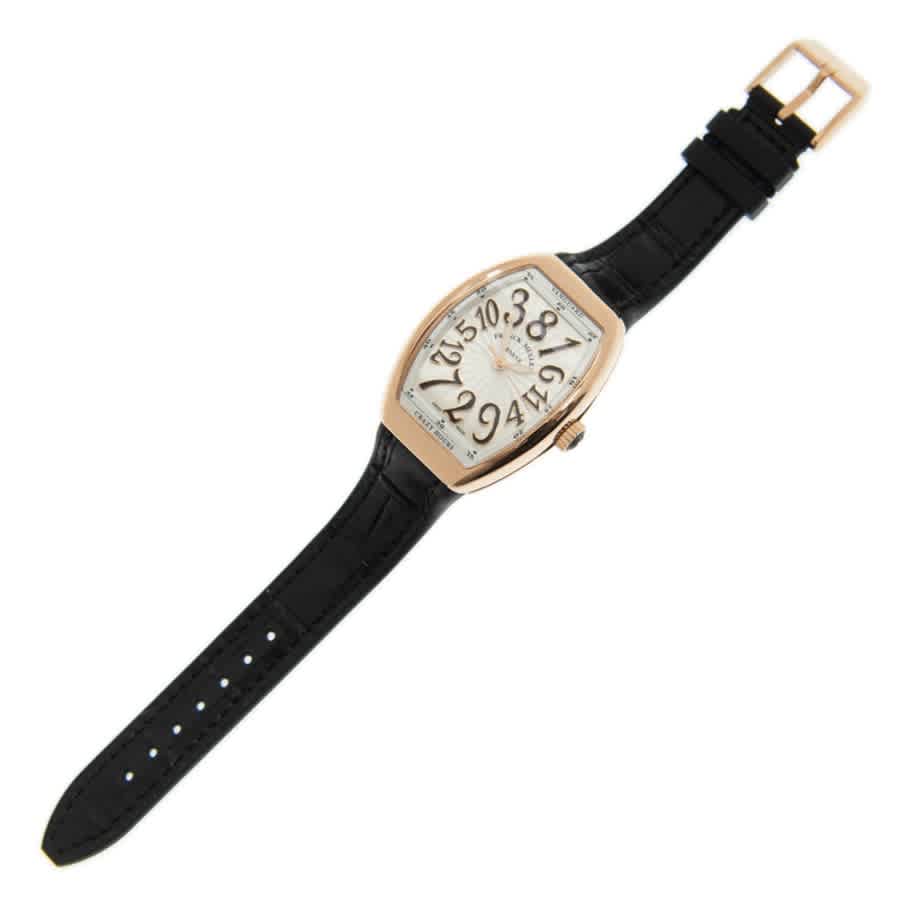 Shop Franck Muller Crazy Hours Automatic White Dial Unisex Watch V32ch(5nnr) In Black / Gold / Gold Tone / Rose / Rose Gold / Rose Gold Tone / White