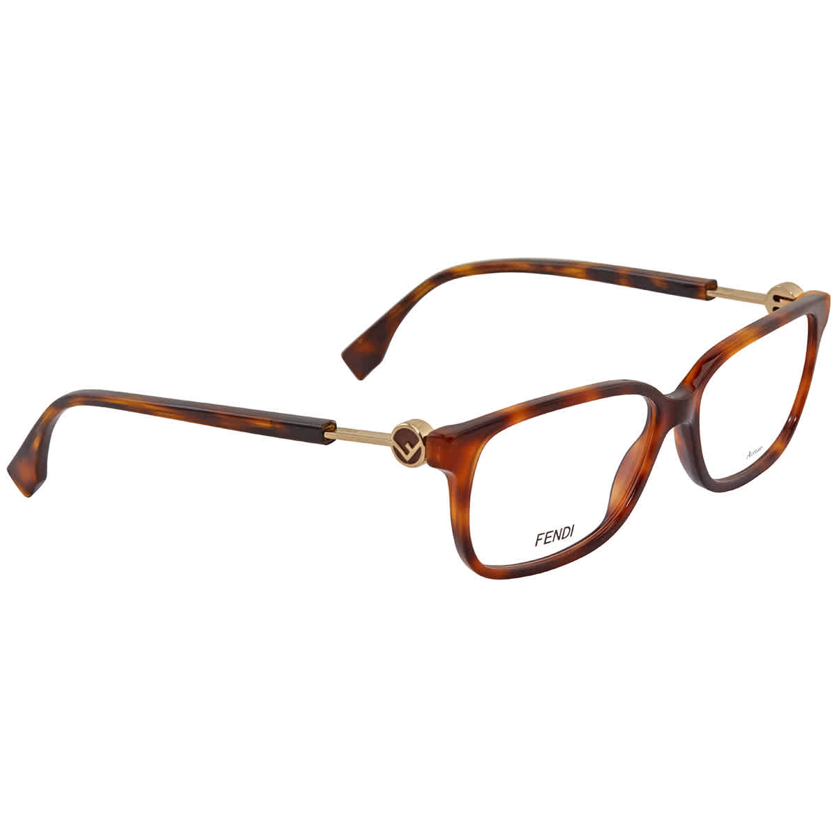 Fendi Rectangular Ladies Eyeglasses Ff 0394 0086 54 In N,a