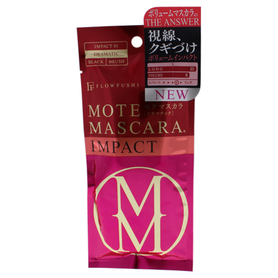 Flowfushi Mote Mascara Impact - 01 Dramatic Black By  For Women - 0.25 oz Mascara