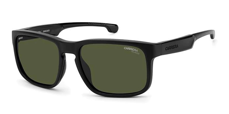 Carrera Ducati Carduc 002/s Uc 0003 Wrap Polarized Sunglasses In Black / Green