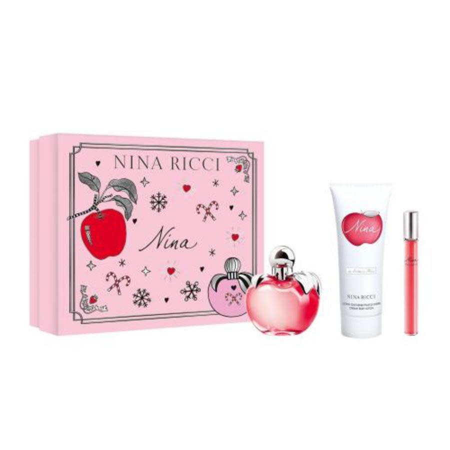 Nina Ricci Ladies Nina Gift Set Fragrances 3137370350491 In Red,white