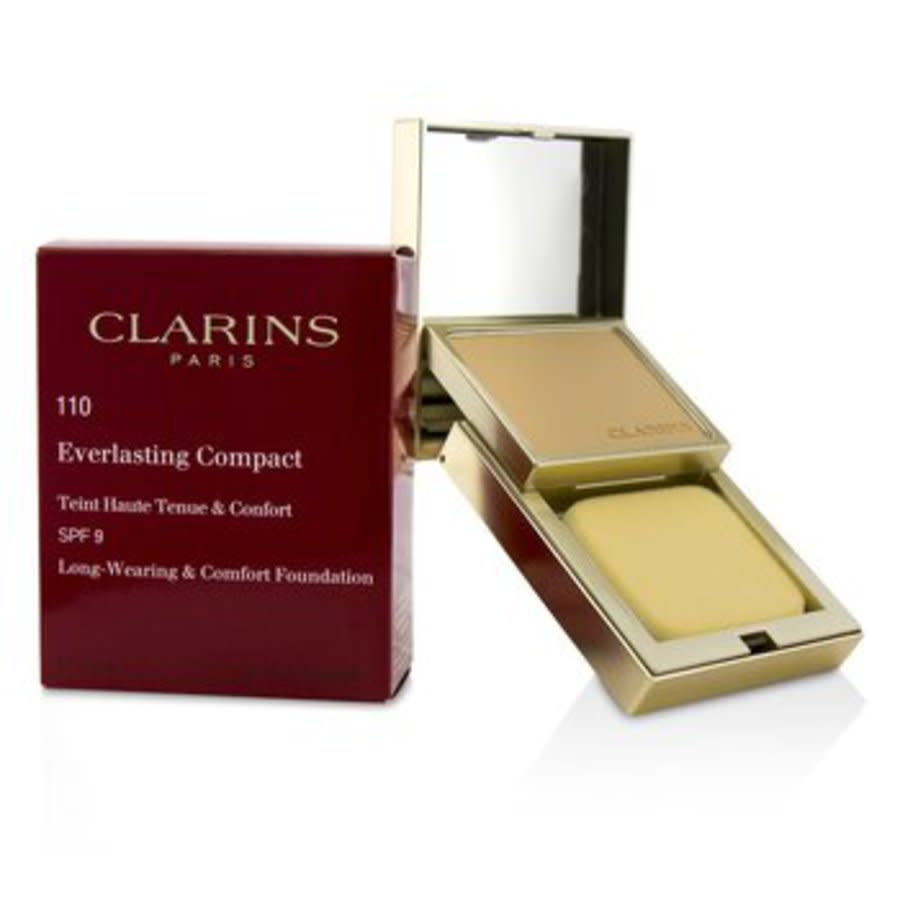 Clarins - Everlasting Compact Foundation Spf 9 - # 110 Honey 10g/0.3oz In Yellow