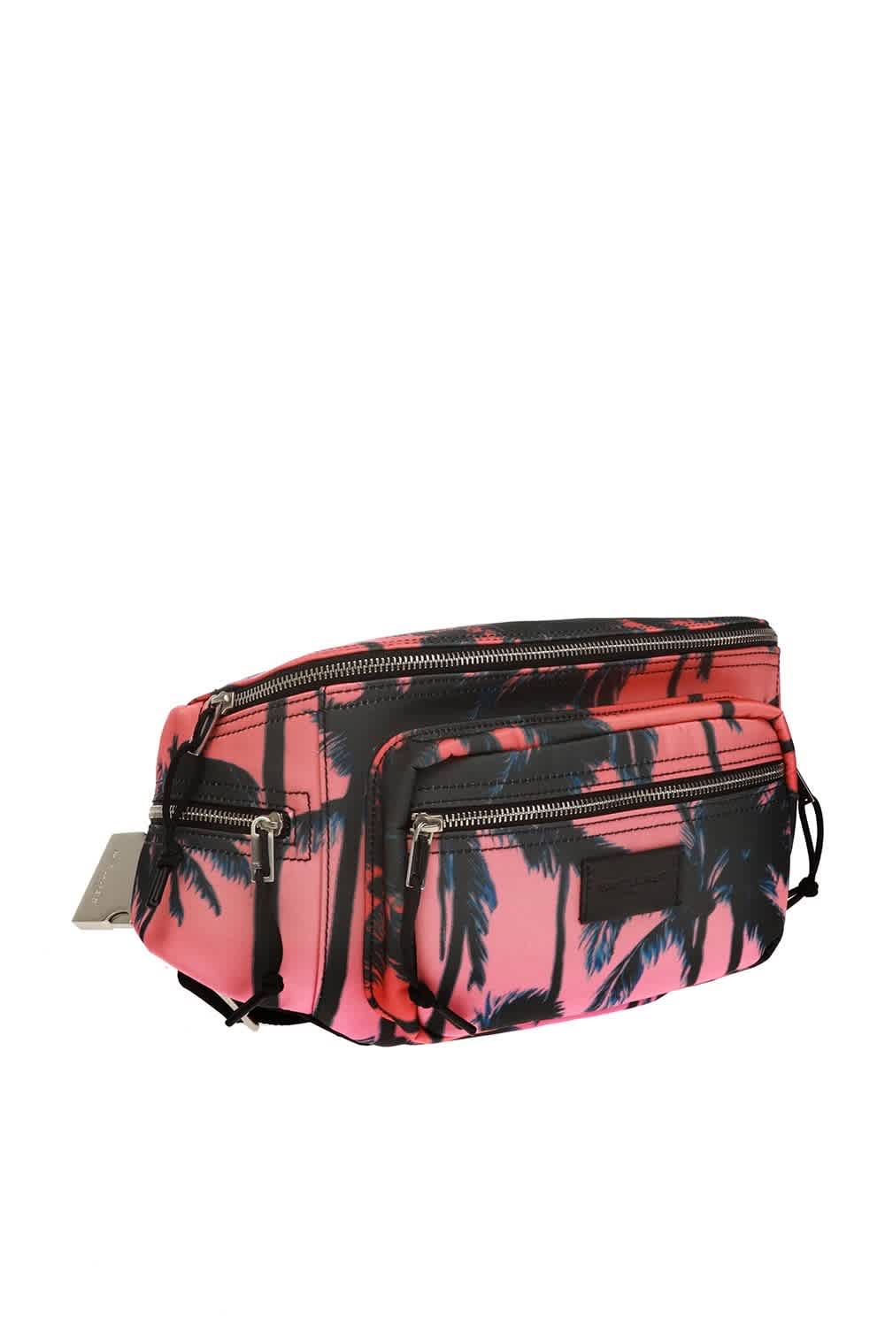 Saint Laurent Sunset Palm Tree Belt Bag In Two Tone