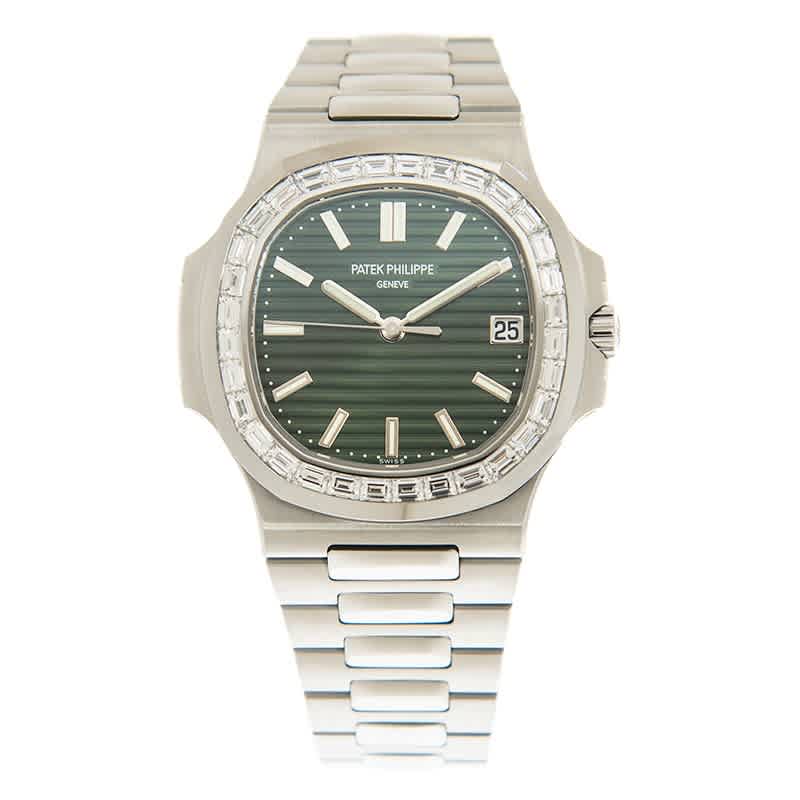 Patek Philippe 5711-1300A-001 Green Dial Baguette Setting