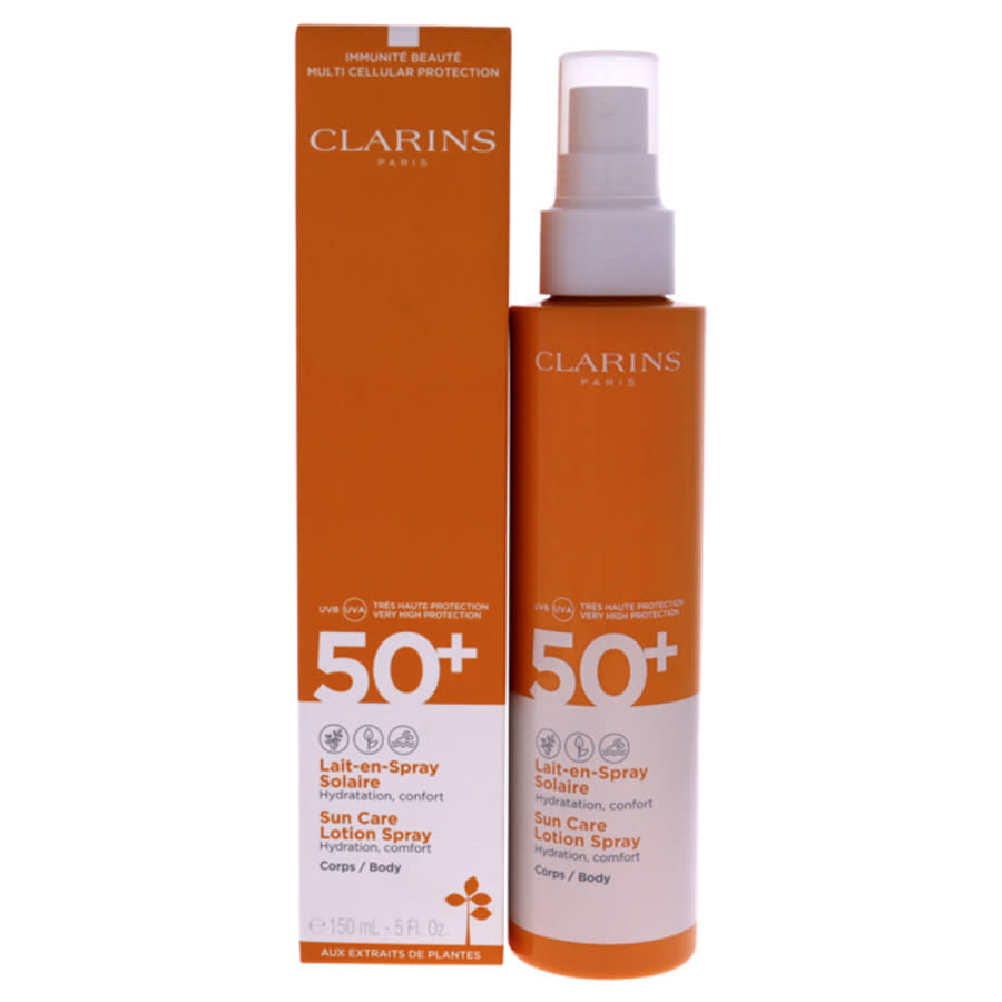 Clarins Sun Care Lotion Spray Spf 50 By  For Unisex - 5 oz Sunscreen In N/a