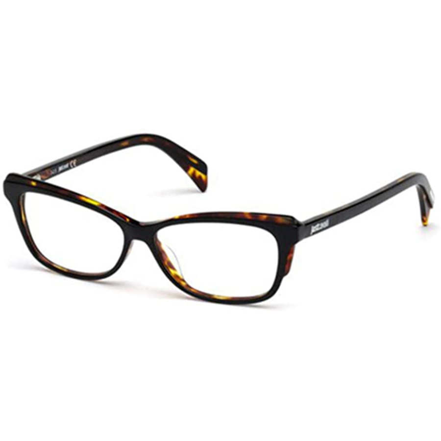 JUST CAVALLI LADIES BLACK SQUARE EYEGLASS FRAMES JC0771 005 54