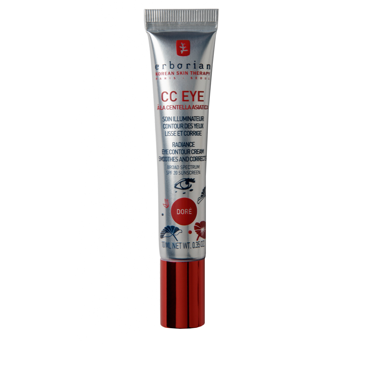 Erborian Cc Eye Radiance Contour Cream 10ml - Colour: Dore In Beige