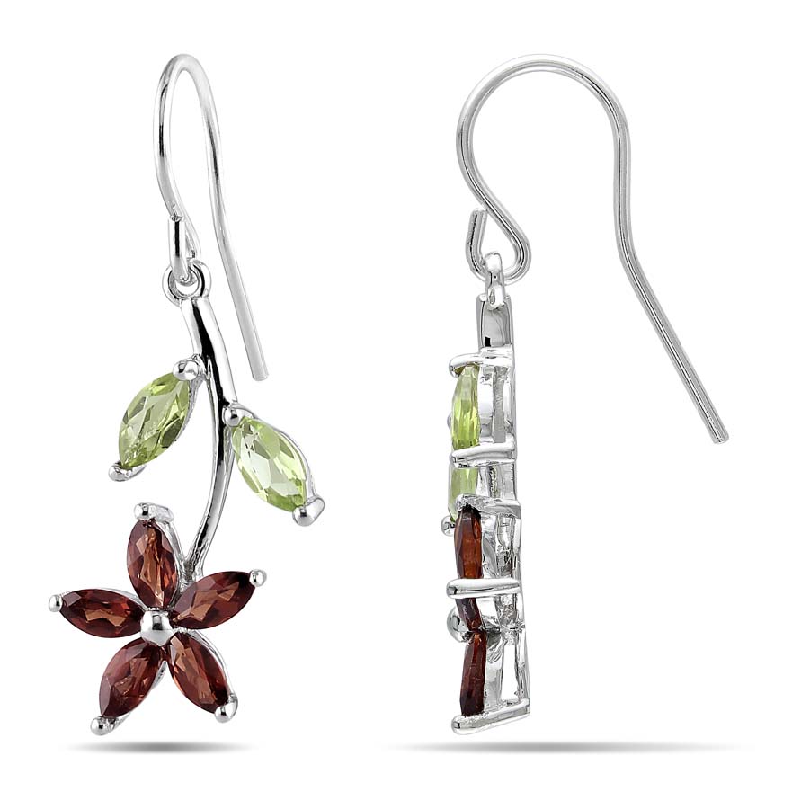Amour Sterling Silver Charm Earrings Jms003112