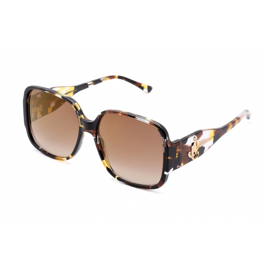 Jimmy Choo Brown Gradient Square Ladies Sunglasses Tara/s 0epz/jl 59 In Brown,tortoise ModeSens
