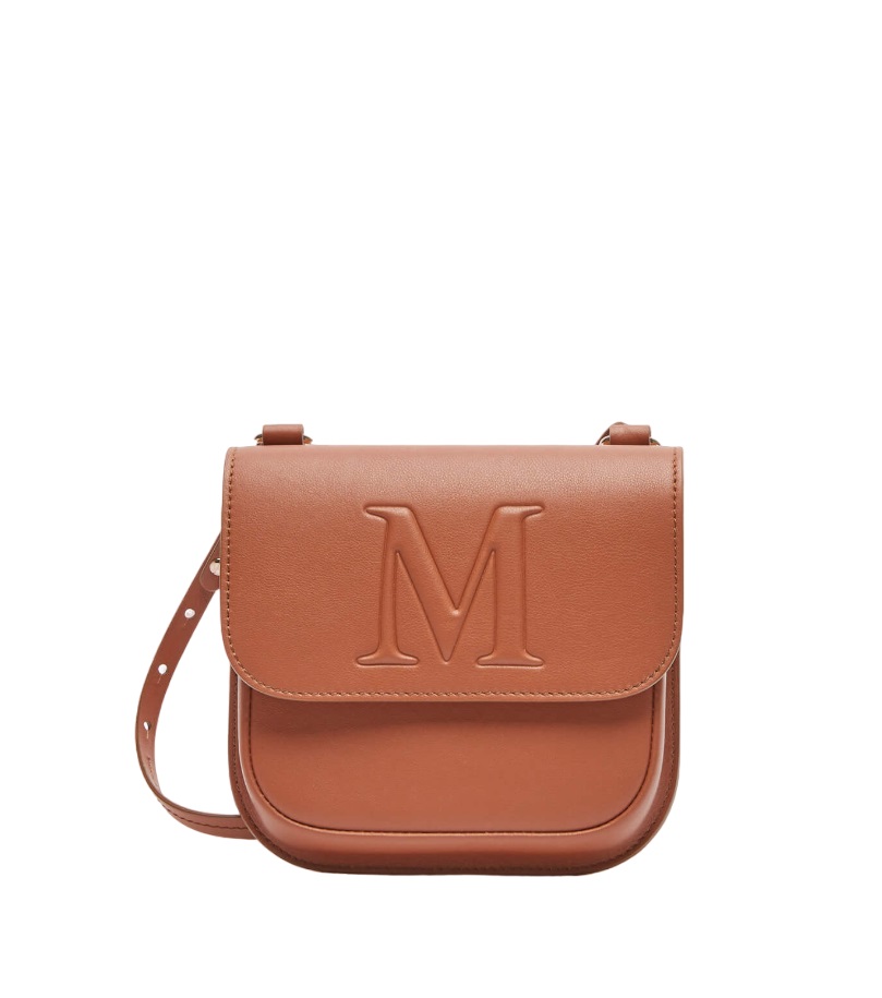 Max Mara Ladies Tobacco Leather Mym Bag In Brown | ModeSens