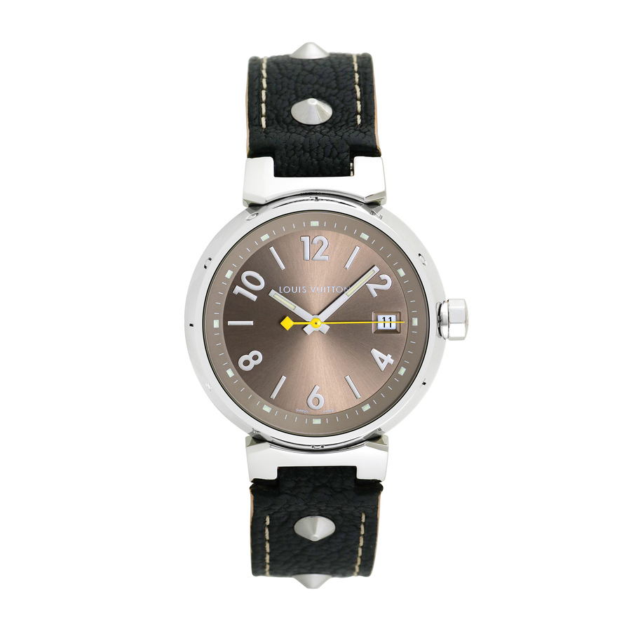 Louis Vuitton Pre-owned Louis Vuitton Tambour Quartz Silver Dial