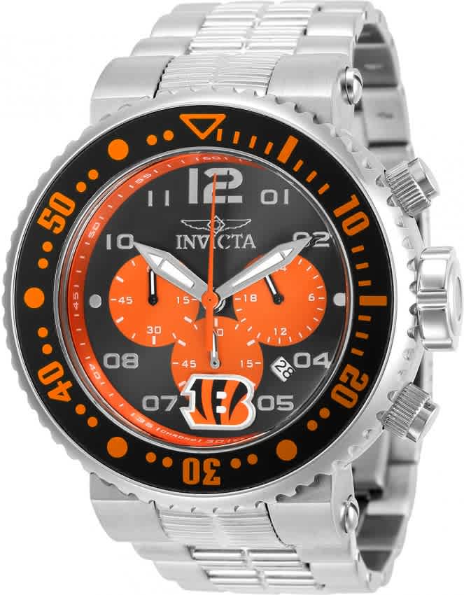 INVICTA NFL CINCINNATI BENGALS CHRONOGRAPH QUARTZ MENS WATCH 30261