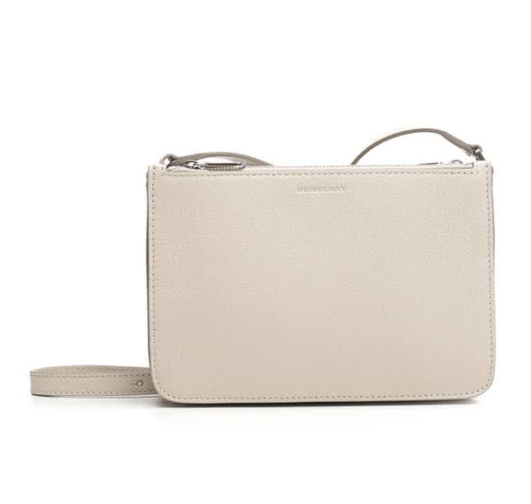 Burberry Stone Ladies Triple Zip Crossbody Bag In N,a