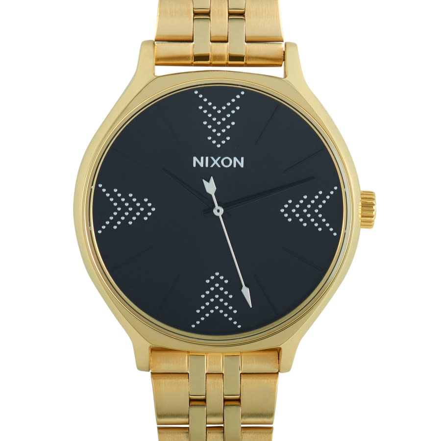 NIXON NIXON CLIQUE QUARTZ BLACK DIAL LADIES WATCH A1249-2879-00