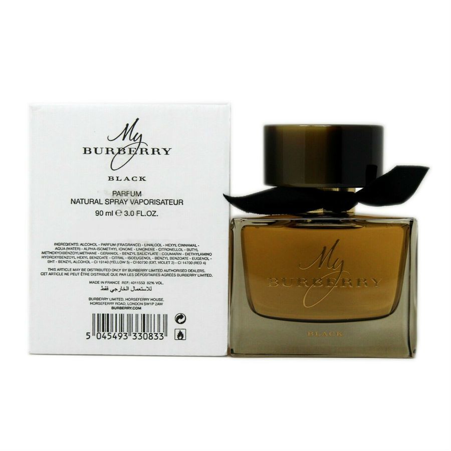 Burberry Ladies My  Black Edp Spray 3 oz (tester) Fragrances 5045493330833 In Black,orange
