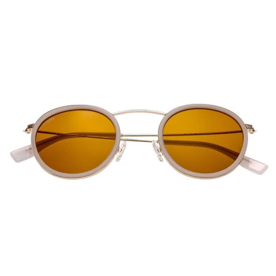 Simplify Jones Acetate Sunglasses In Brown / Spring / White