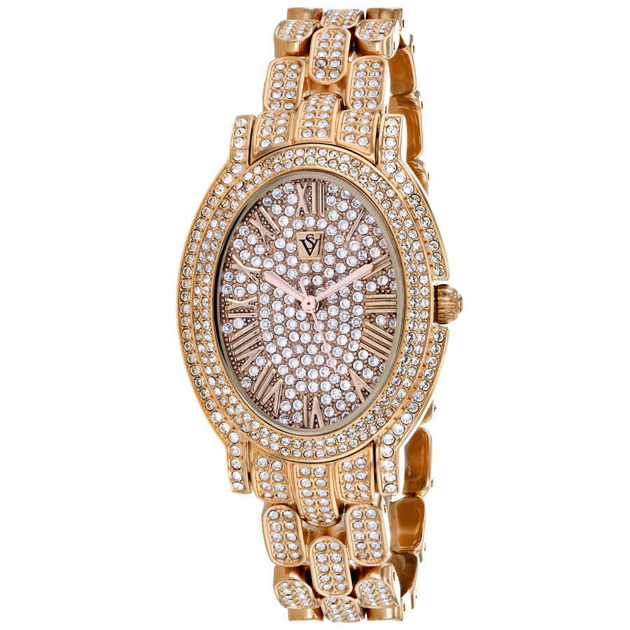 Christian Van Sant Amore Quartz Rose Gold Dial Ladies Watch Cv7235 In Gold / Gold Tone / Rose / Rose Gold / Rose Gold Tone