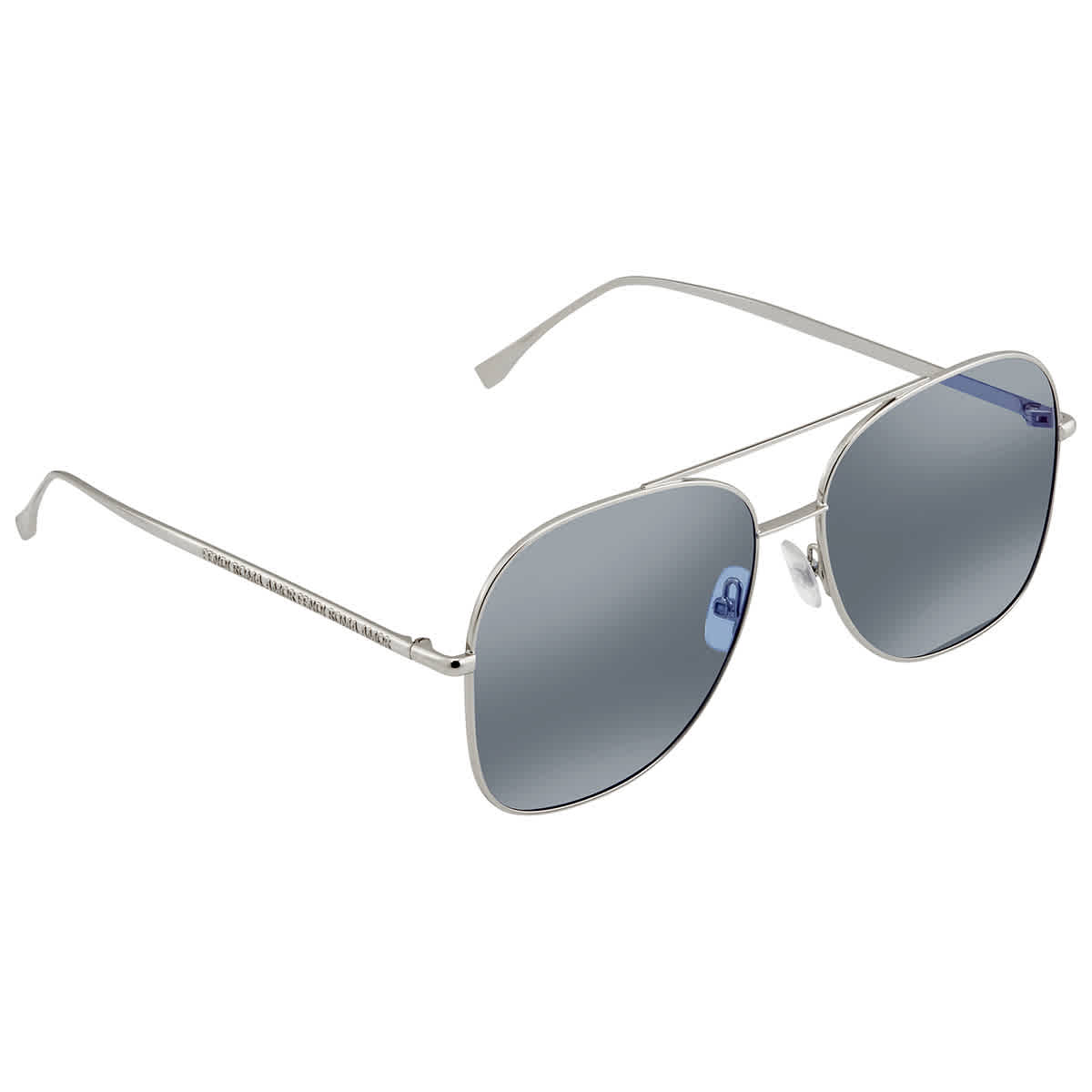 FENDI DARK GREY GRADIENT SQUARE SUNGLASSES FF 0378/G/S 0KUF 59