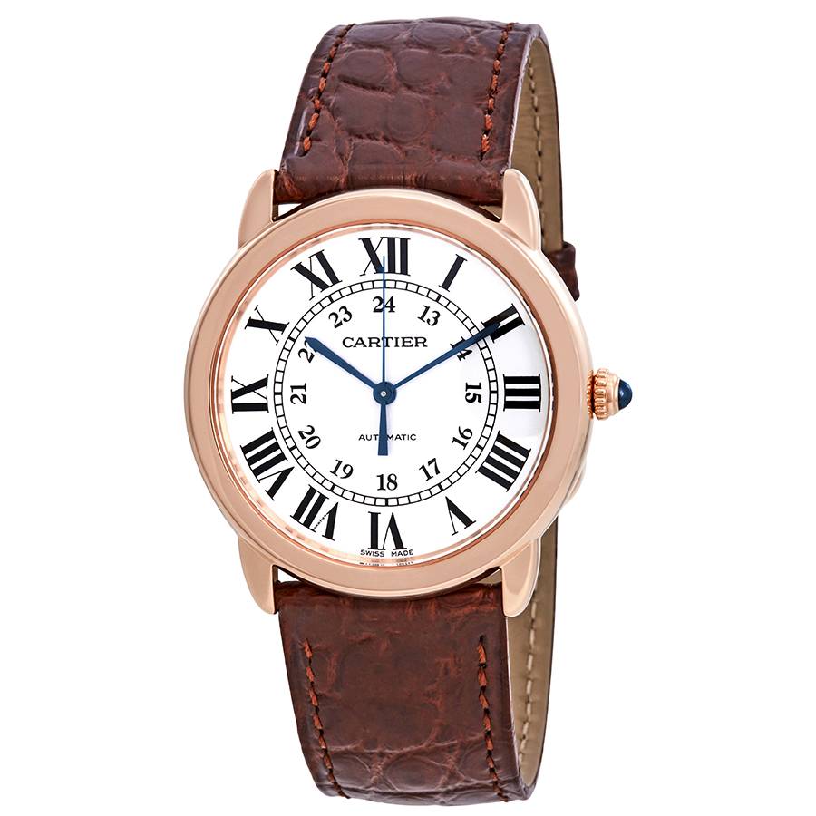 Cartier Ronde Solo Ladies Automatic Watch W2rn0008 In Blue / Brown / Gold / Rose / Rose Gold / Silver