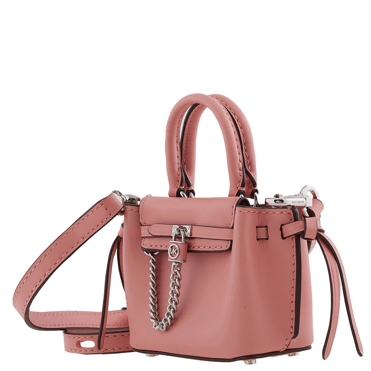 Shop Michael Kors Primrose Leather Hamilton Legacy Micro Belted Crossbody