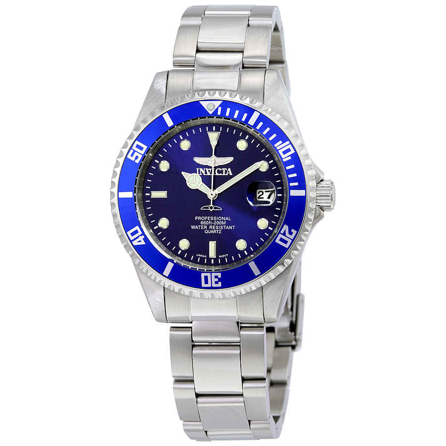 Click to view more detailed imagery on our partner's website Invicta Mako Pro Diver Blue Dial Mens Stainless Steel Watch 9204ob In Blue,silver Tone