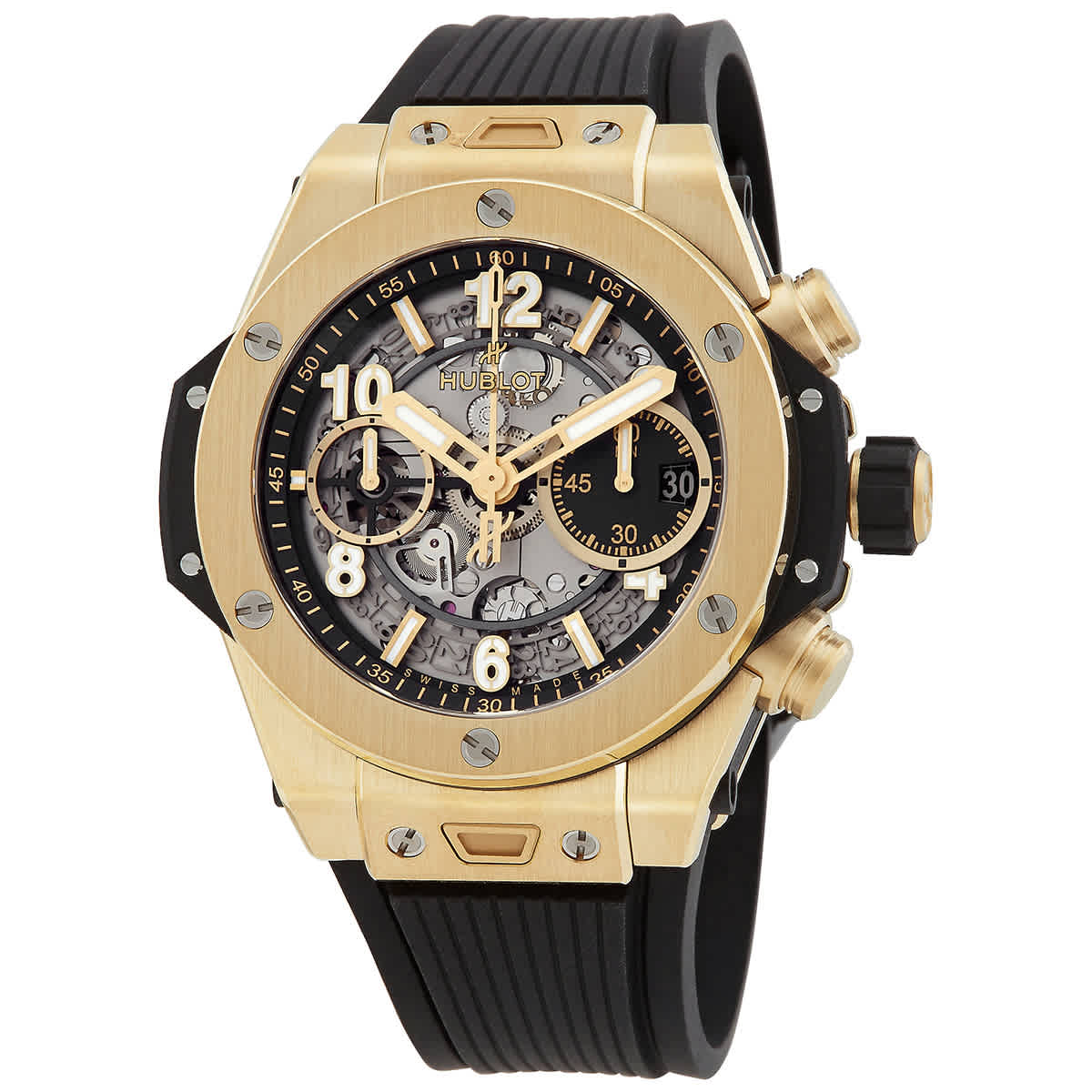 Hublot Big Bang Watch - 45 mm - Black and Gold Skeleton Dial - Random  Store! Apparel and Clothing