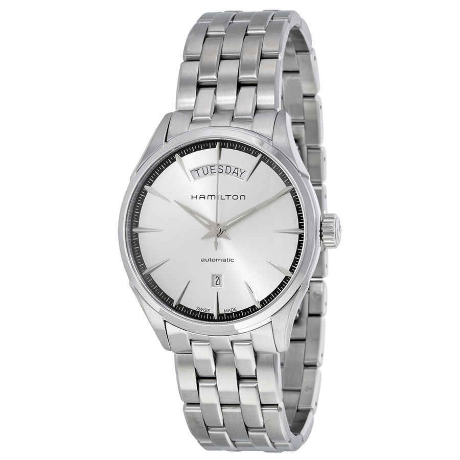 HAMILTON JAZZMASTER AUTOMATIC SILVER DIAL STAINLESS STEEL MENS WATCH H42565151