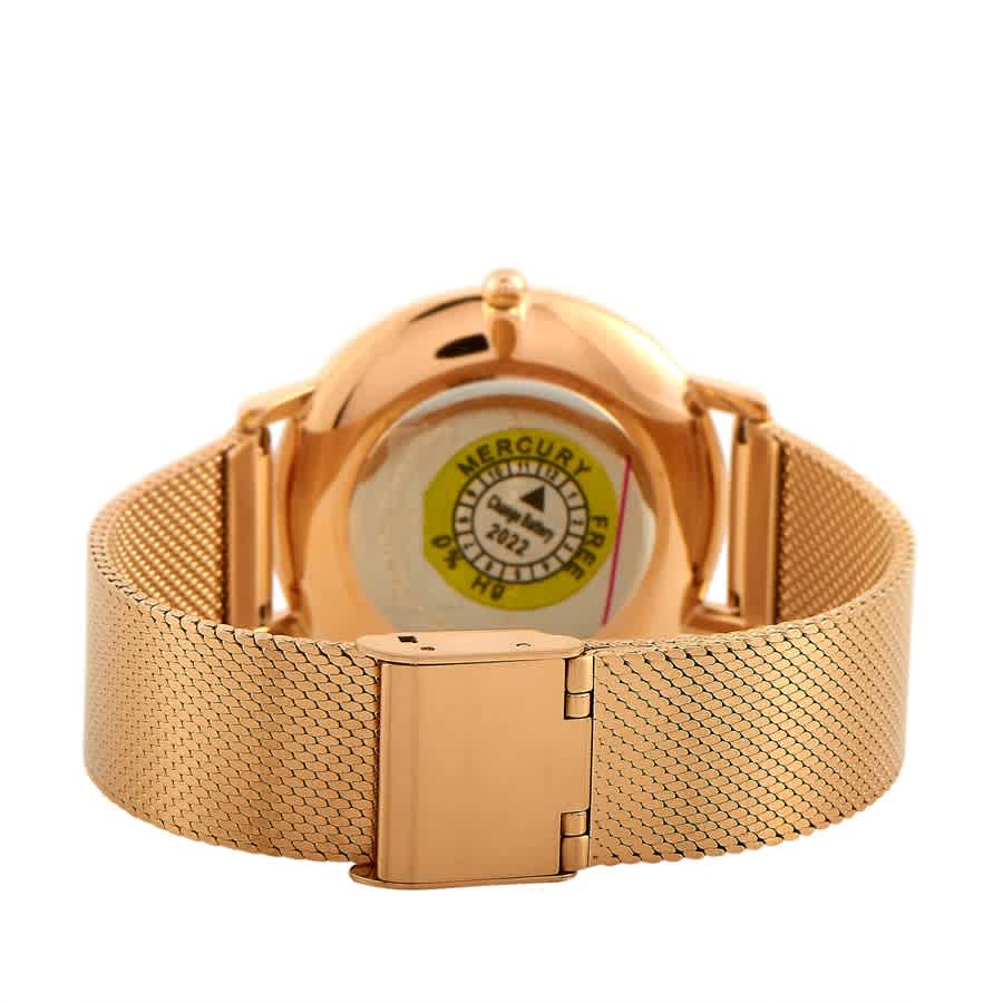 Shop Rebecca Minkoff Major Quartz Crystal Rose Dial Ladies Watch 2200393 In Gold Tone / Rose / Rose Gold Tone