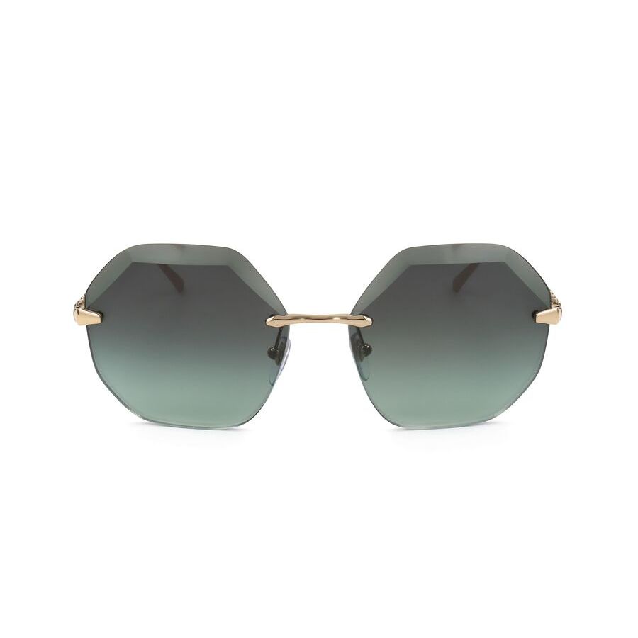 Bvlgari Ladies Gold Tone Geometric Sunglasses 0BV618 — $455.00 at Jomashop Com
