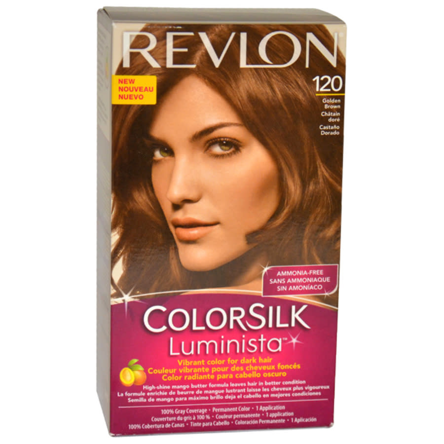 Revlon Colorsilk Lufragrancessta #120 Golden Brown By  For Women - 1 Application Hair Color In Brown,gold Tone