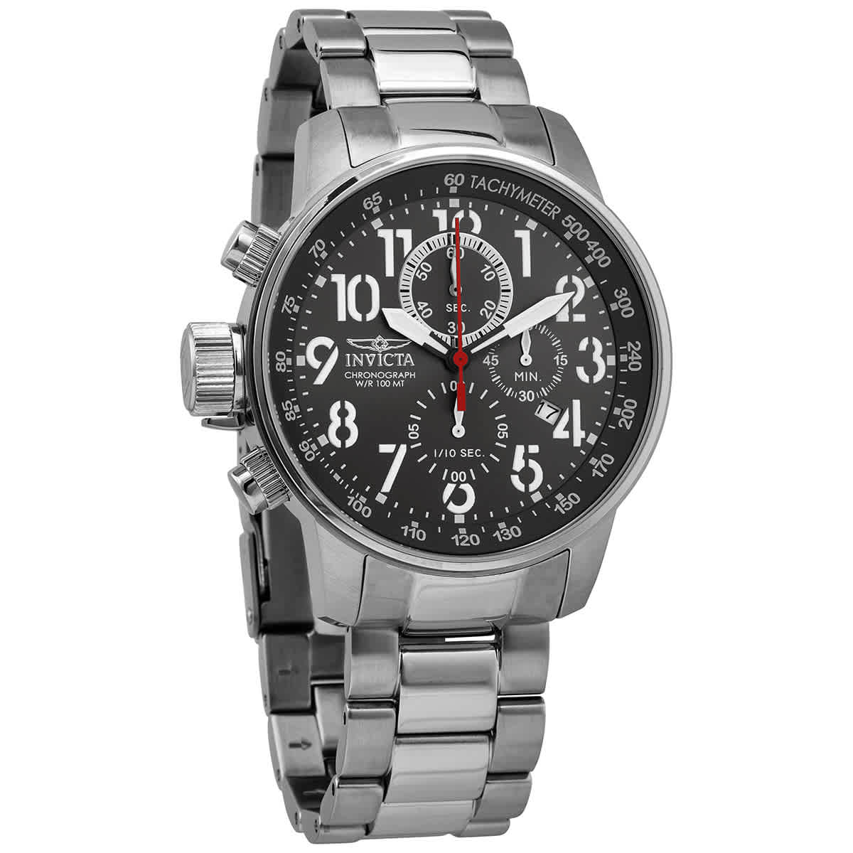 INVICTA I-FORCE CHRONOGRAPH QUARTZ GUNMETAL DIAL MENS WATCH 28743