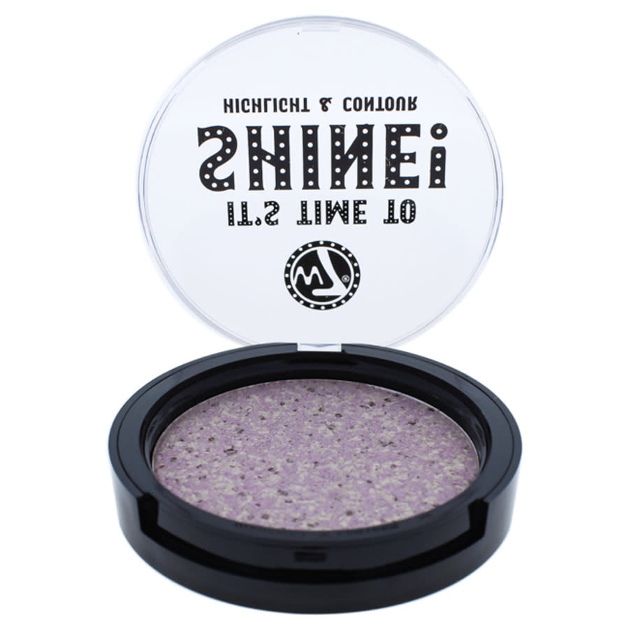 W7 Its Time To Shine Highlight Contour Powder By  For Women - 0.35 oz Powder In Gold Tone,purple