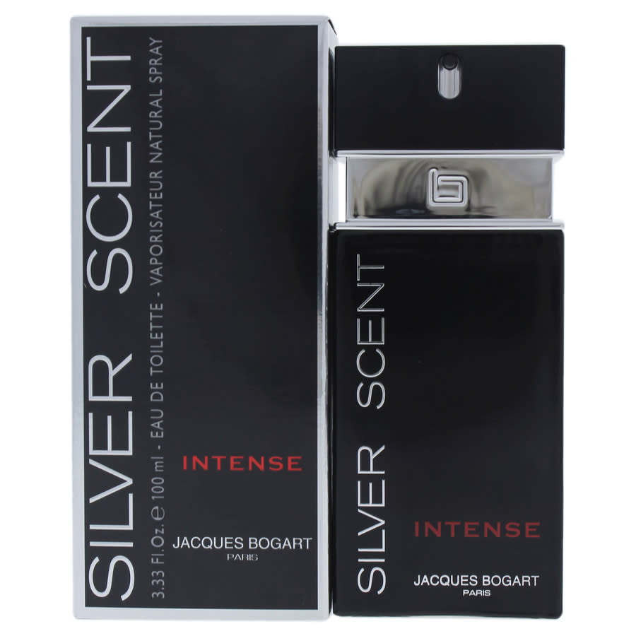 Jacques Bogart Silver Scent Intense By For Men - 3.33 oz Edt Spray In Orange / Silver