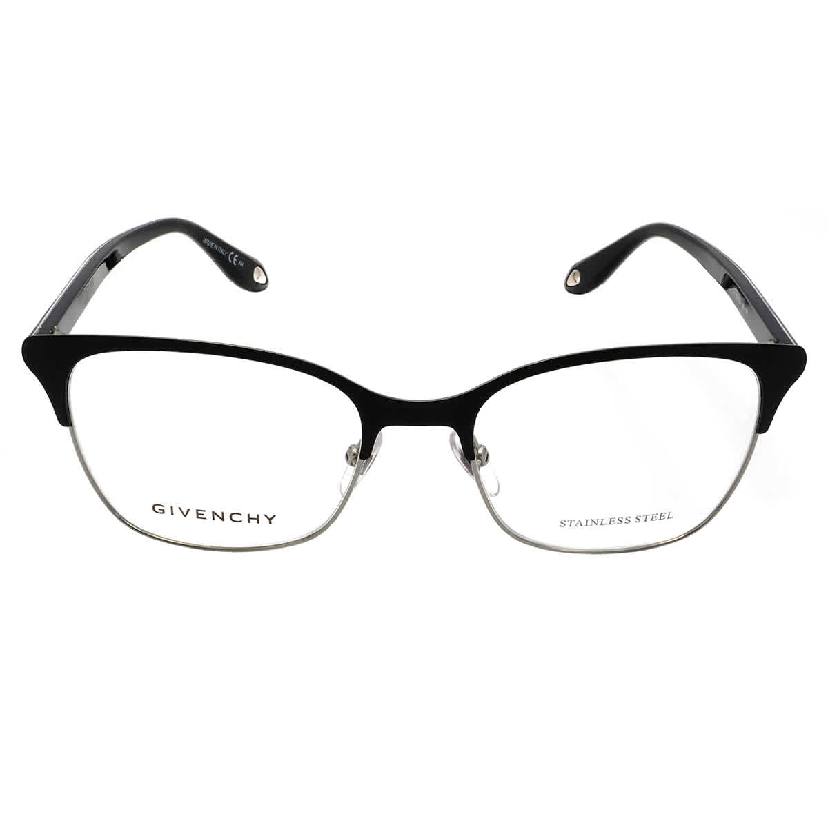 Givenchy Demo Rectangular Ladies Eyeglasses Gv 0076 0284 52 In Nocolor