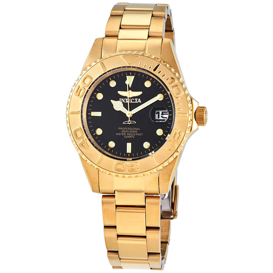 invicta watch yellow face