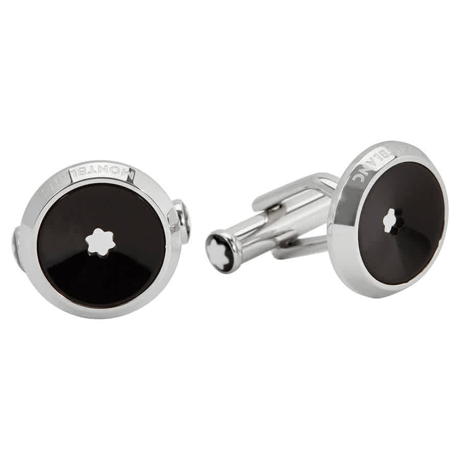 MONTBLANC ROUND STAR CUFFLINKS