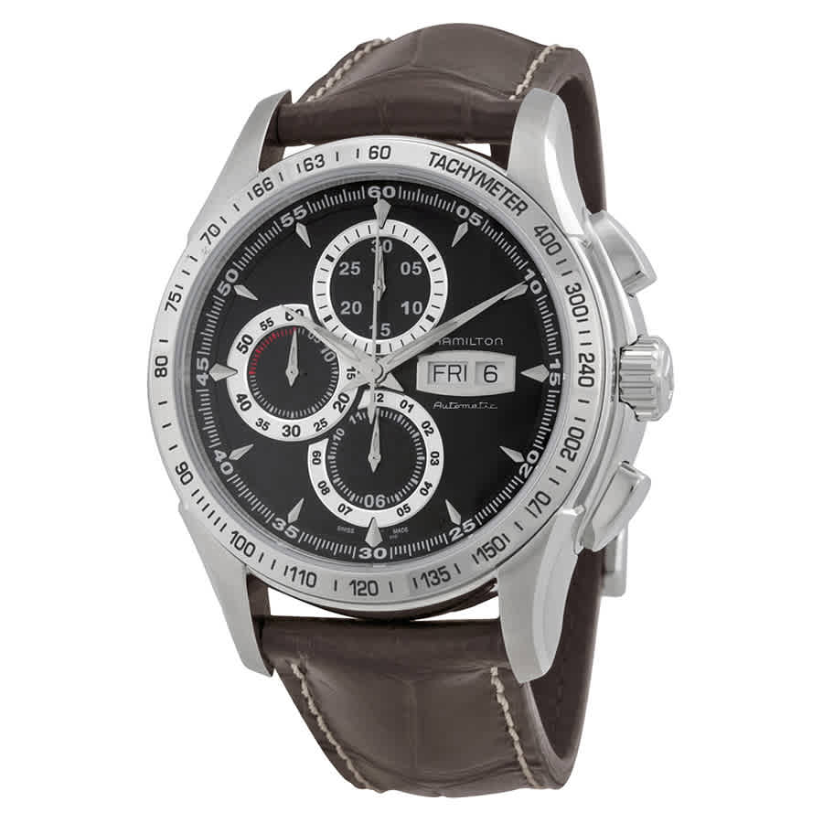 Hamilton Jazzmaster Lord  Automatic Chronograph Mens Watch H32816531 In Black / Brown