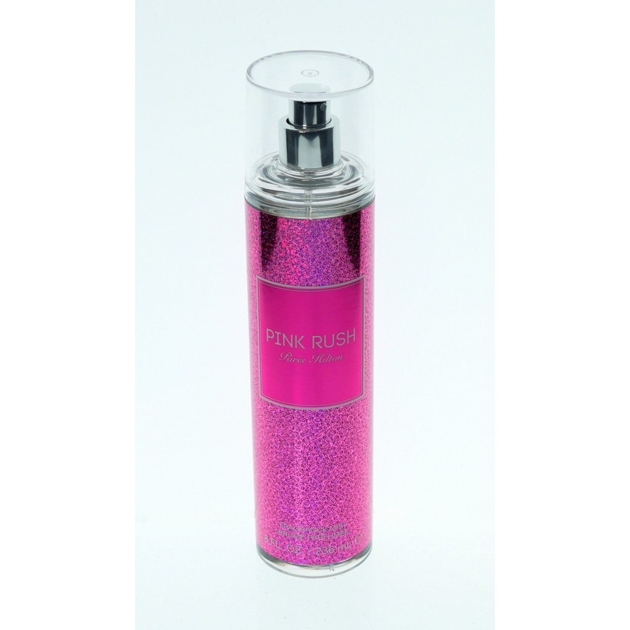 Paris Hilton Ladies Pink Rush Body Mist 8 oz Bath & Body 608940583807