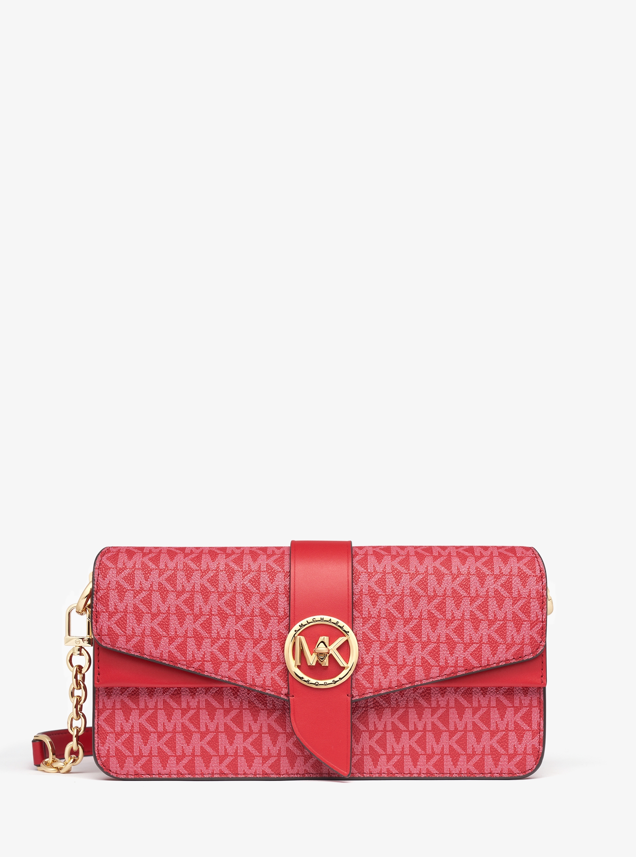 Michael Kors Crimson Ladies Greenwich Convertible Shoulder Bag