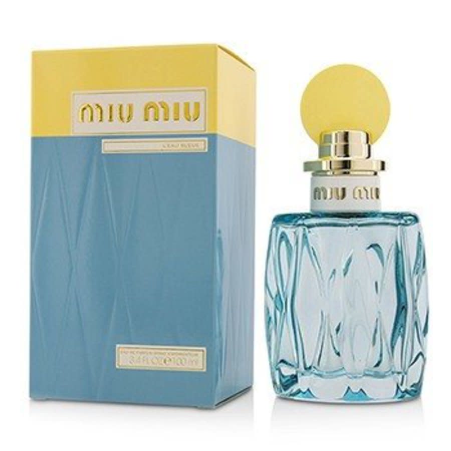 Miu Miu Ladies Leau Bleue Edp Spray 3.4 oz Fragrances 3614222532637 In White