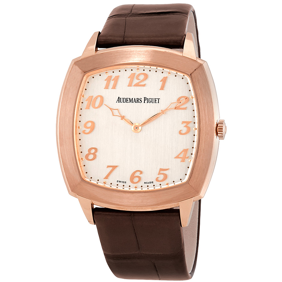 Pre-owned Audemars Piguet Tradition Mens Automatic Watch 15335or.oo.a092cr.01 In Brown / Gold / Rose / Rose Gold / Silver