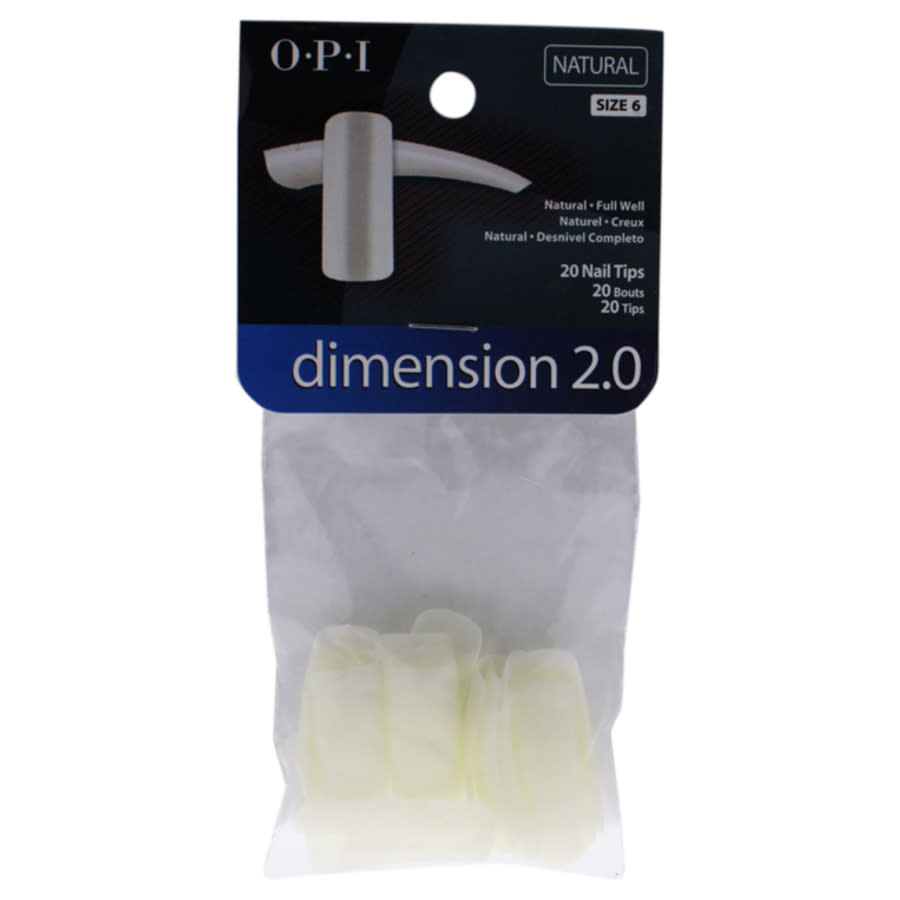 Opi Dimension Nail Tips 2.0 - 6 By  For Women - 20 Pc Acrylic Nails In N,a