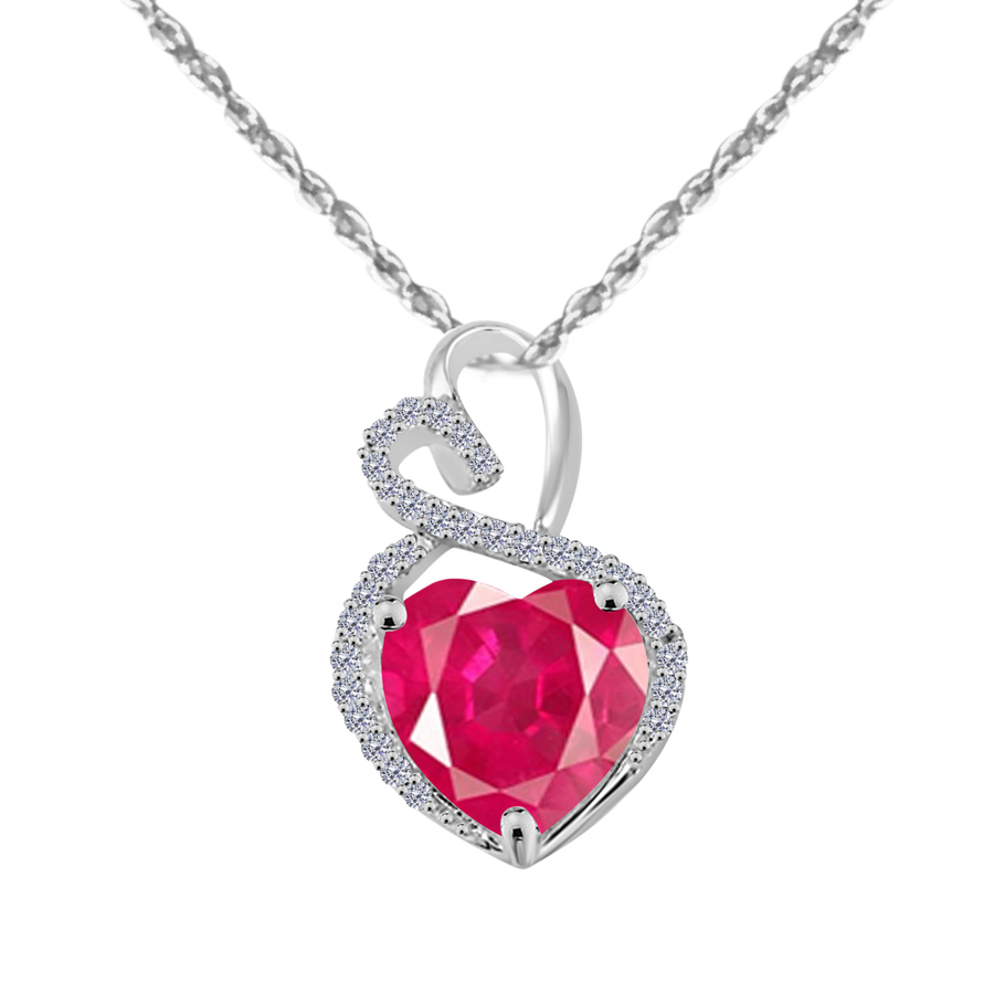 Maulijewels Ladies Jewelry & Cufflinks Mpd0158-wb-drb In Red