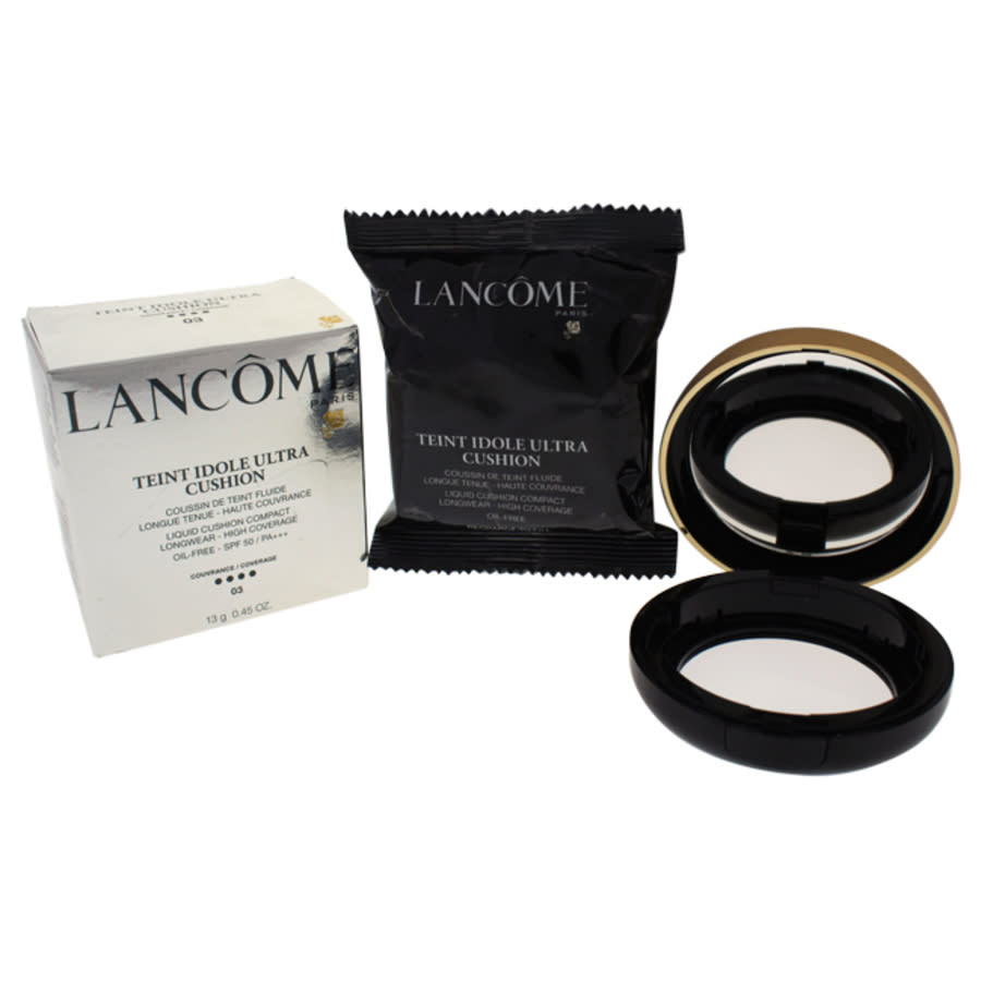 LANCÔME TEINT IDOLE ULTRA CUSHION FOUNDATION SPF 50 - # 03 BEIGE PECHE BY LANCOME FOR WOMEN - 0.45 OZ FOUNDA