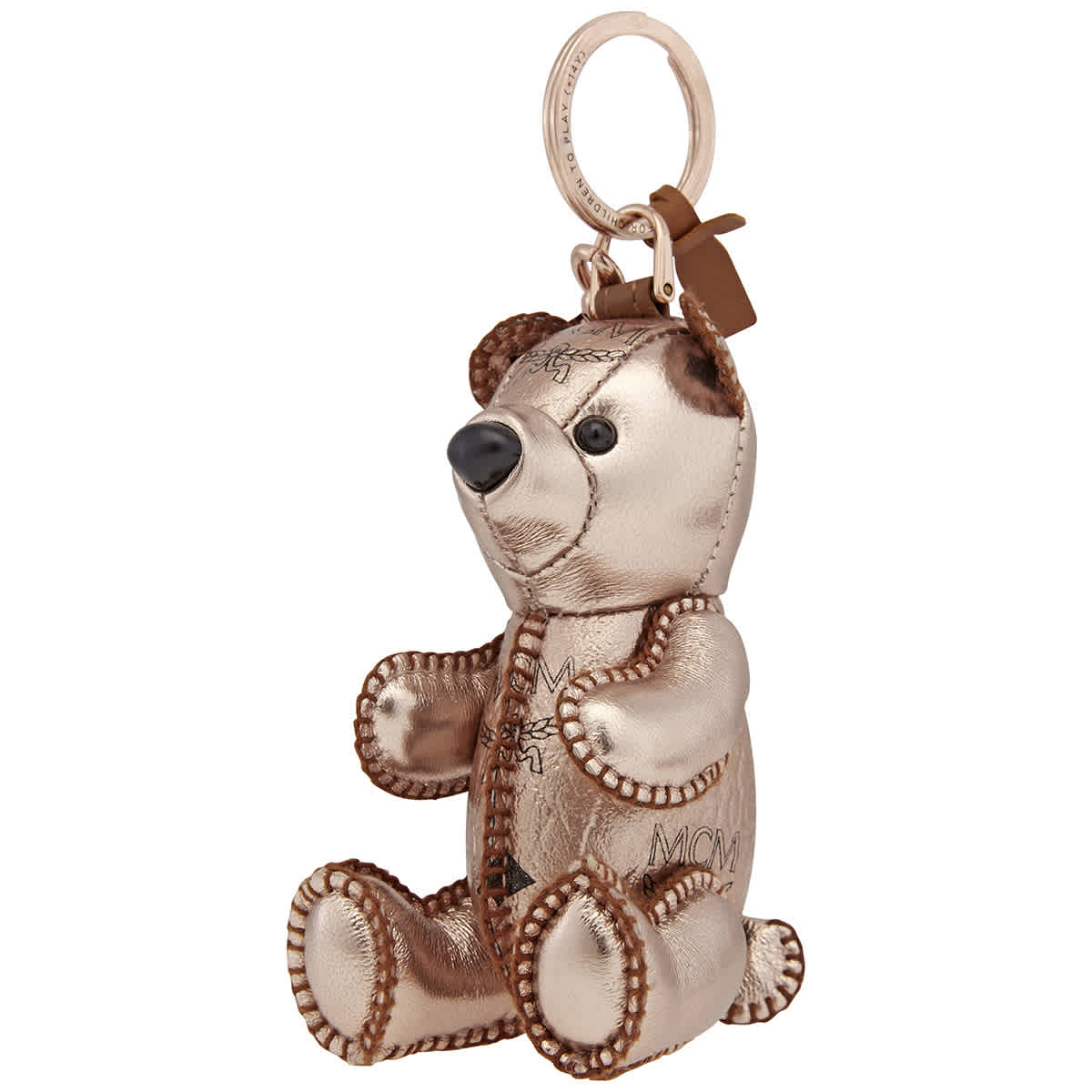 mcm bear keychain